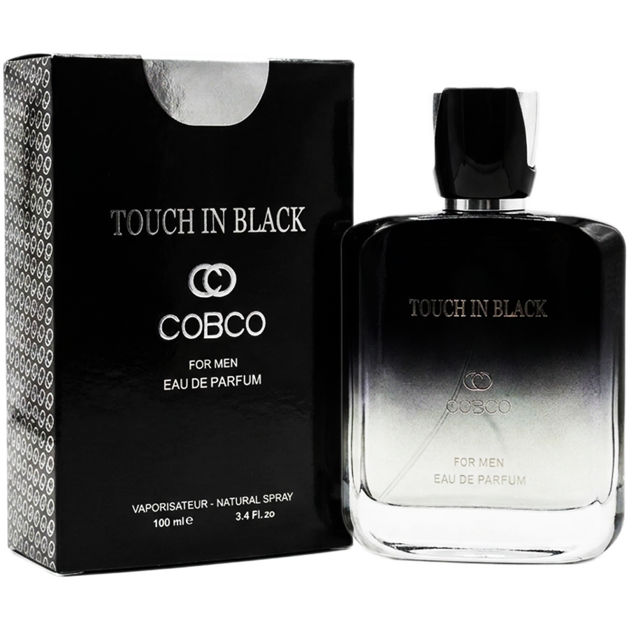 ادو پرفیوم تاچ این بلک فور من از برند کوبکو (Cobco Touch In Black for men EDP 100ml) تاچ این بلک کوبکو اورجینال