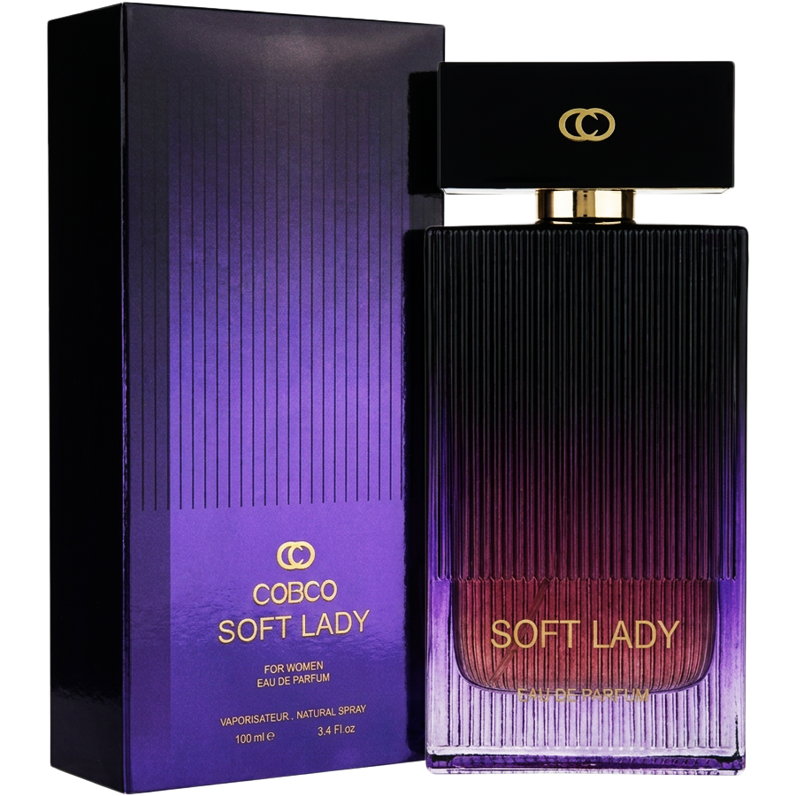 ادو پرفیوم سافت لیدی از برند کوبکو (Cobco Soft Lady for women EDP 100ml) سافت لیدی کوبکو اورجینال
