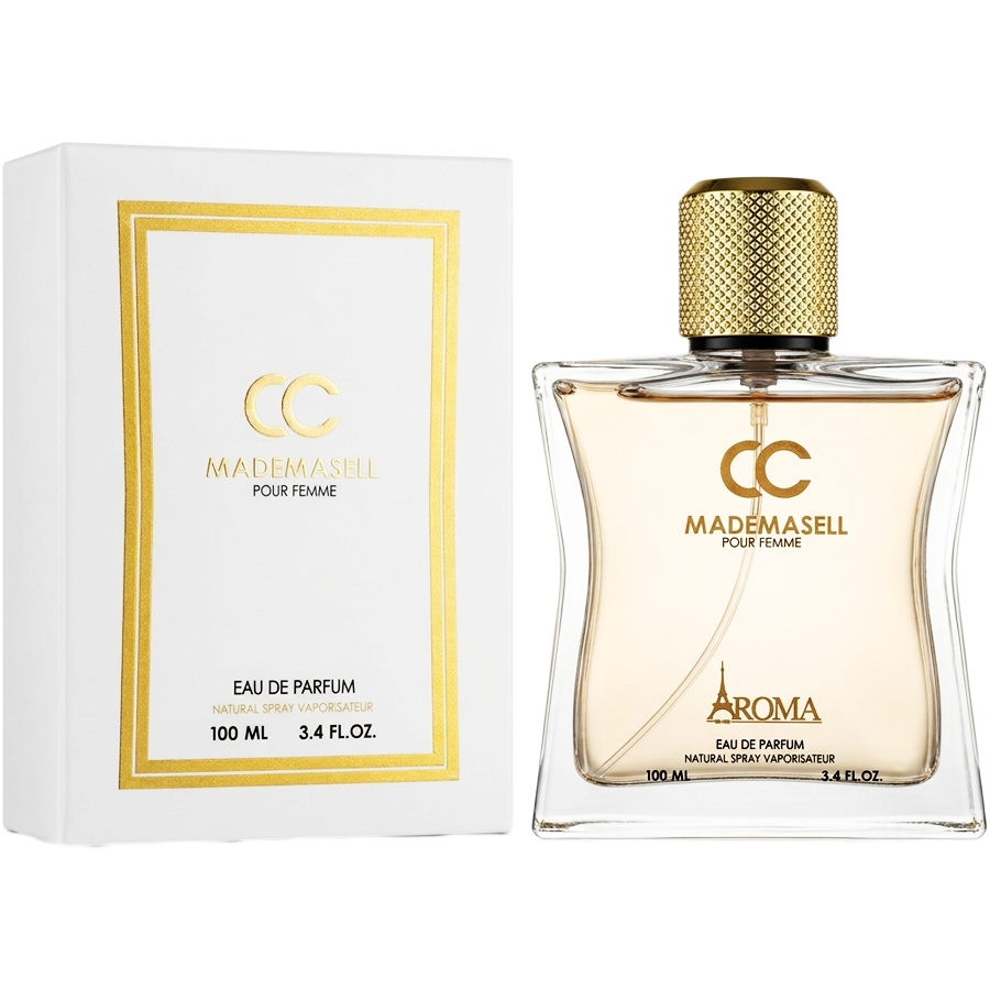 ادو پرفیوم سی سی مادمازل از برند آروما گلس (Aroma Glass CC Mademasell EDP 100ml) کوکو مادمازل آروما گلس، کوکو شنل آروما گلس