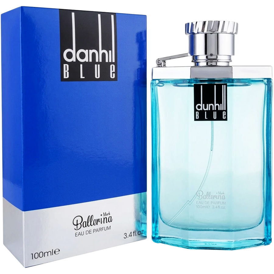 ادو پرفیوم دانهیل بلو از برند بالرینا (Ballerina Dunhill Blue EDP 100ml) دیزایر بلو بالرینا، دانهیل آبی بالرینا