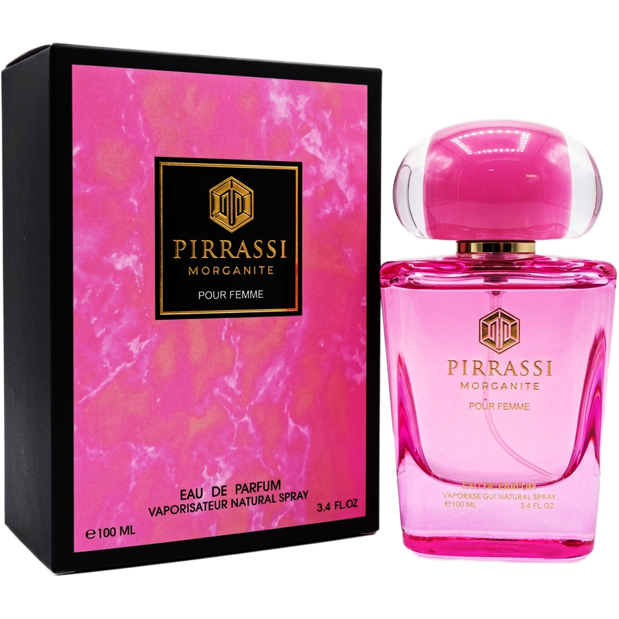 ادو پرفیوم مورگانیت از برند پیراسی (Pirrassi Morganite EDP 100ml) مورگانیت پیراسی اورجینال