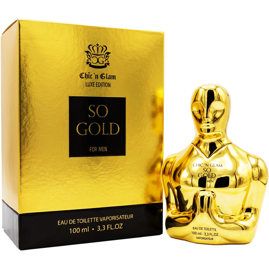 ادو تویلت سو گلد (اسکار مردانه) از لاین لوکس ادیشن برند چیک اِن گلام (Chic 'n Glam Luxe Edition So Gold EDT 100ml) سو گلد چیک ان گلم - اسکار مردانه چیک ان گلم