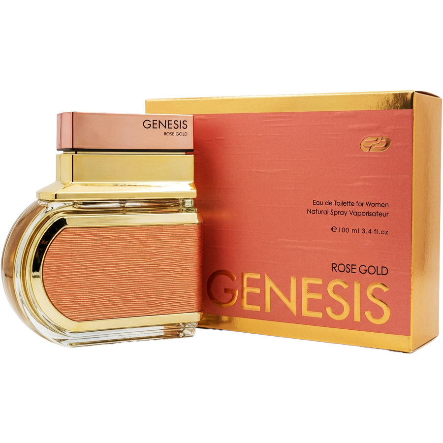 ادو تویلت جنسیس رز گلد از برند عماد آرا (Emad Ara Genesis Rose Gold EDT 100ml) جنسیس رز گلد عماد آرا - جنسیس رزگلد