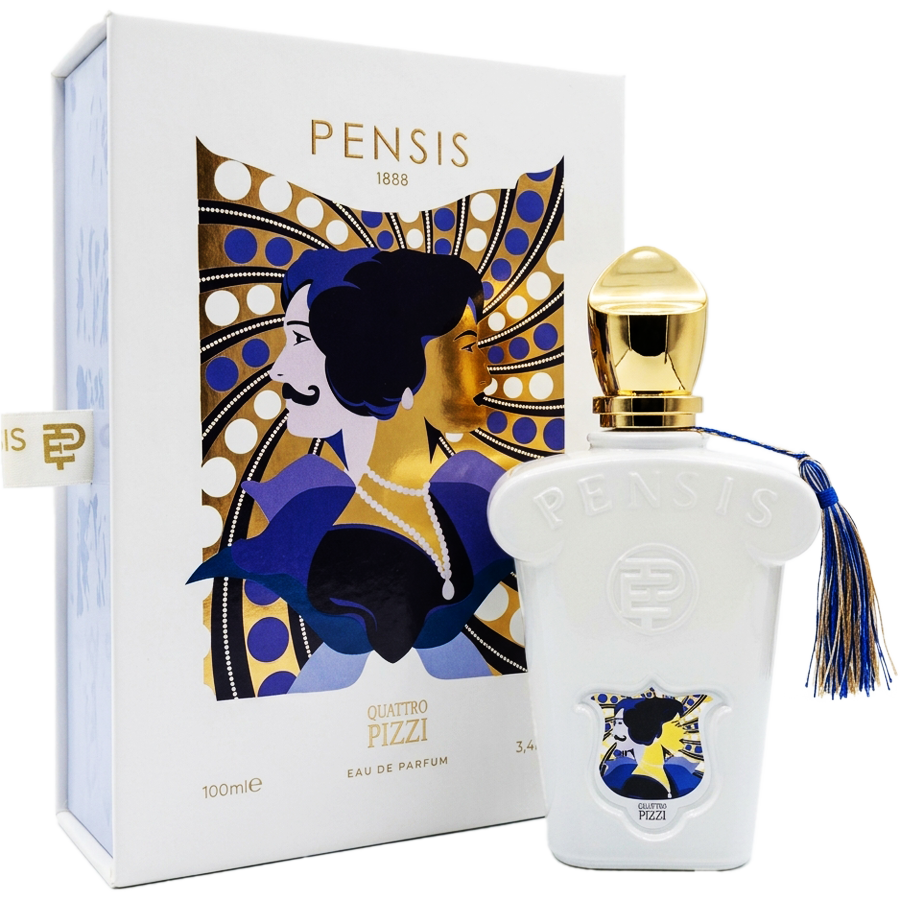 ادو پرفیوم پنسیس 1888 کواترو پیزی از برند پنسیس (Pensis 1888 Quattro Pizzi EDP 100ml) کازاموراتی کواترو پیزی پنسیس