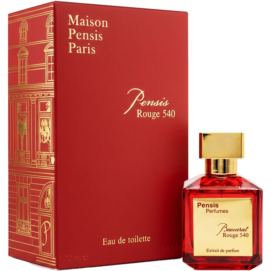 ادو تویلت باکارات رژ 540 اکستریت از برند پنسیس (Pensis Baccarat Rouge 540 Extrait EDT 70ml) باکارات رژ قرمز پنسیس - باکارات رژ پنسیس - باکارات رژ 540 پنسیس