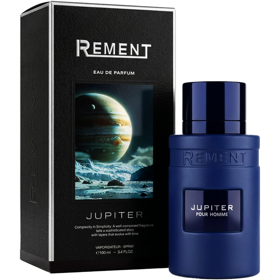 ادو پرفیوم ژوپیتر از کالکشن کهکشانِ برند رمنت (Rement Galaxy Collection Jupiter Pour Homme EDP 100ml) ژوپیتر رمنت اورجینال - جوپیتر رمنت