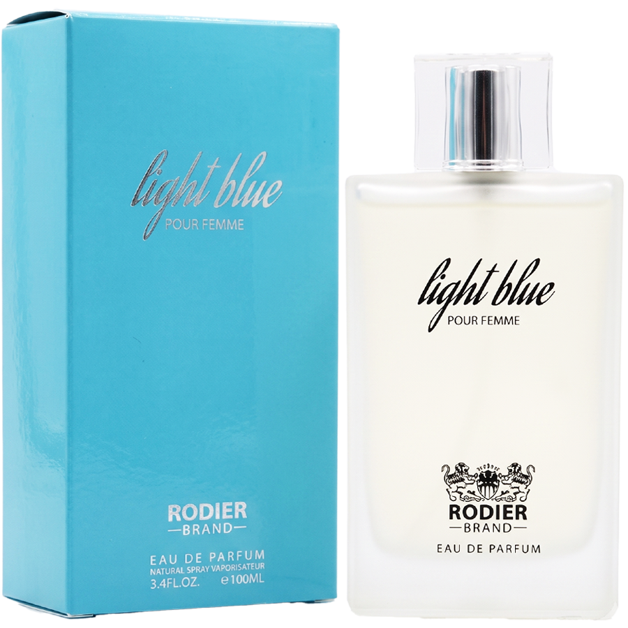 ادو پرفیوم لایت بلو از برند رودیر (Rodier Light Blue Pour Femme EDP 100ml) لایت بلو رودیر