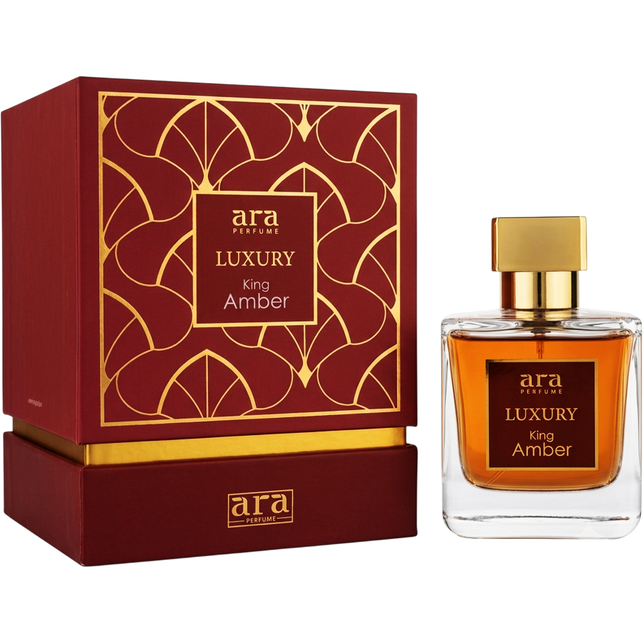 اکستریت د پرفیوم کینگ آمبر از سری لاکچری برند آرا (Ara Perfume Luxury Series King Amber Extrait De Parfum 100ml) کینگ امبر آرا پرفیوم - کینگ امبر آرا لاکچری