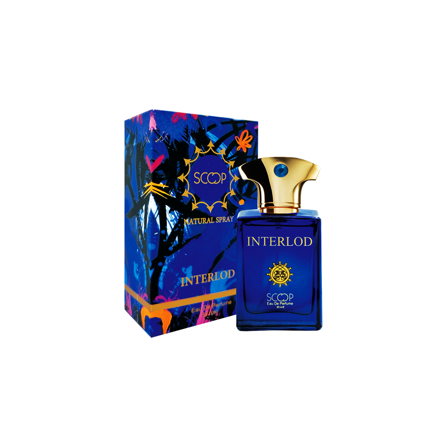ادو پرفیوم 30میل اینترلود از برند اسکوپ (Scoop Interlod EDP 30ml) مینی ادکلن آمواژ اینترلود اسکوپ - آمواج اینترلود اسکوپ