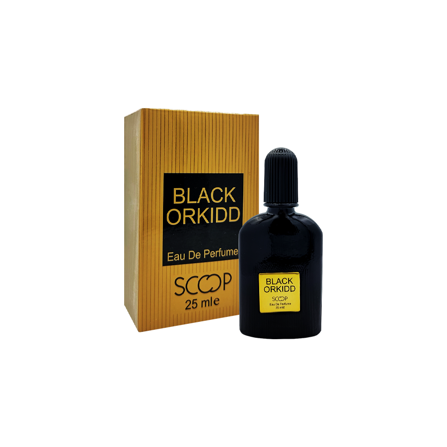 ادو پرفیوم 25میل بلک ارکید از برند اسکوپ (Scoop Black Orkidd EDP 25ml) مینی ادکلن تام فورد بلک ارکید اسکوپ