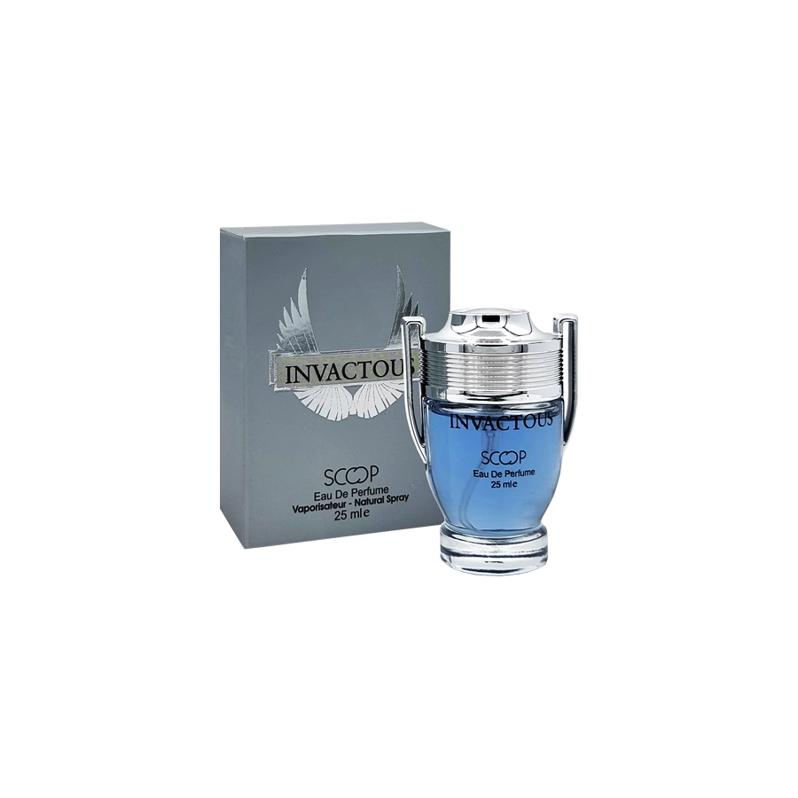 ادو پرفیوم 25میل اینویکتوس از برند اسکوپ (Scoop Invactous EDP 25ml) مینی ادکلن اینویکتوس اسکوپ