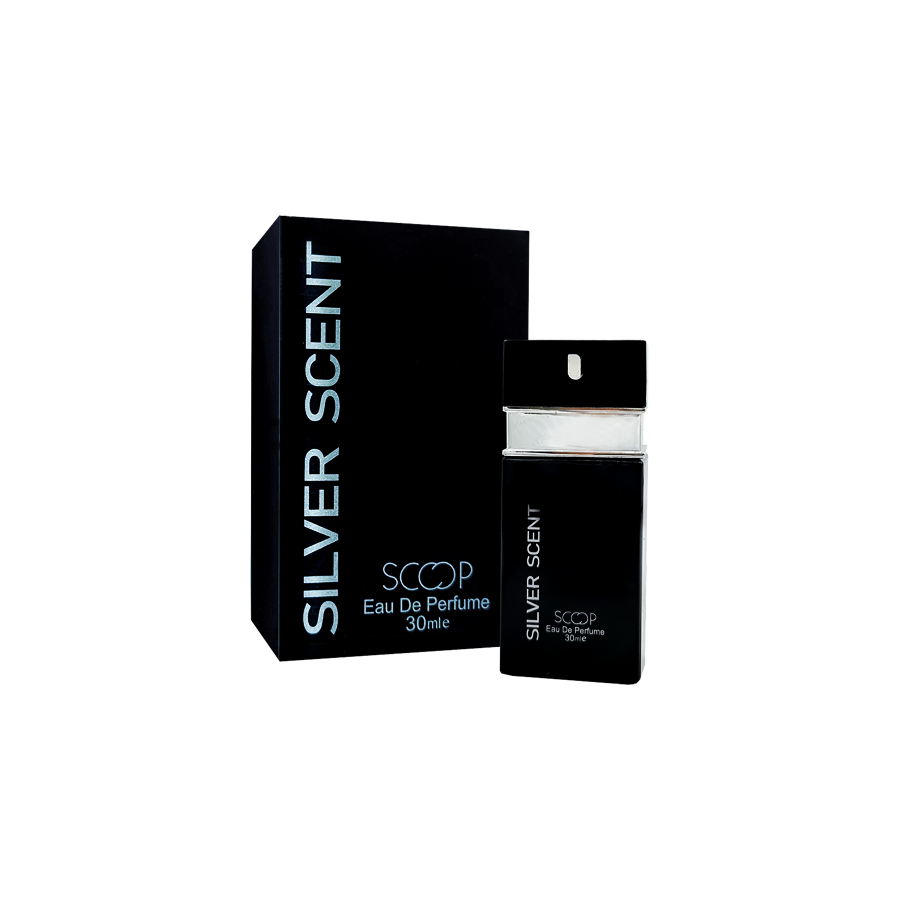 ادو پرفیوم 30میل سیلور سنت از برند اسکوپ (Scoop Silver Scent EDP 30ml) مینی ادکلن سیلور سنت اسکوپ