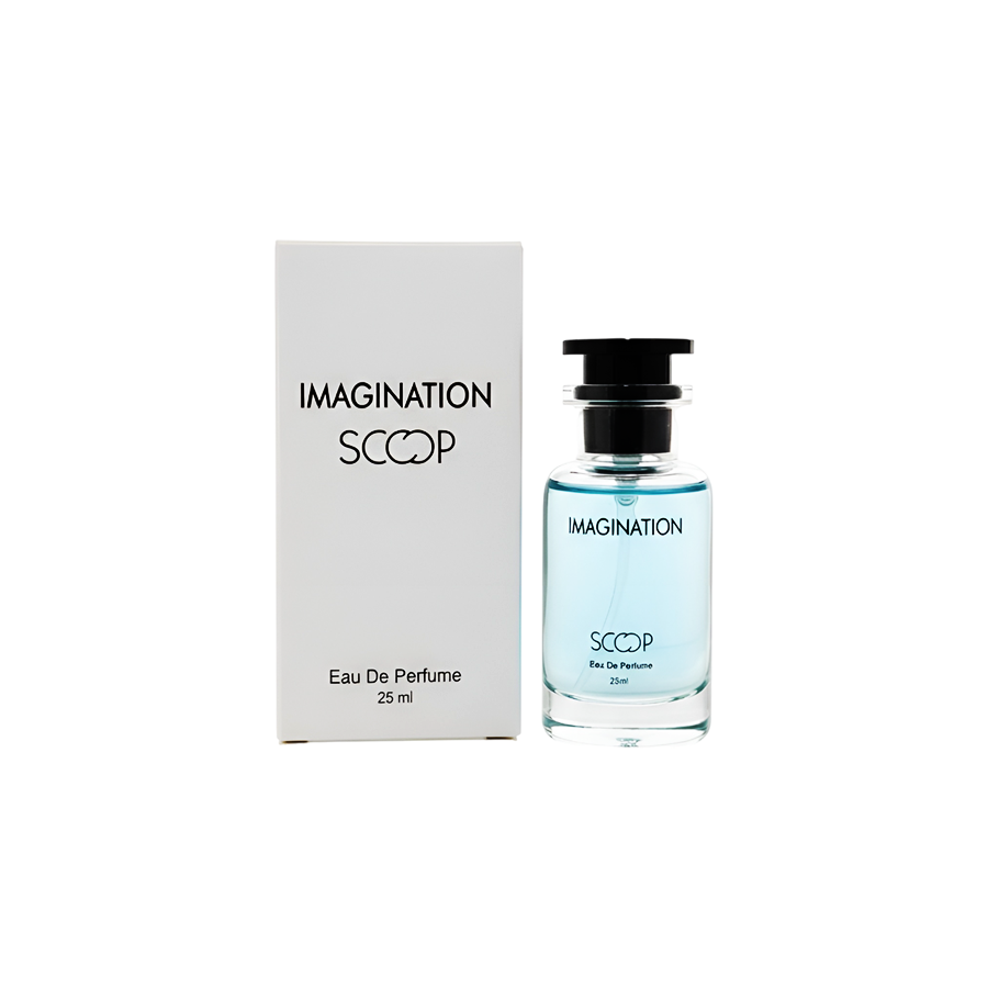 ادو پرفیوم 25میل ایمجینیشن از برند اسکوپ (Scoop Imagination EDP 25ml) مینی ادکلن ایمجینیشن اسکوپ