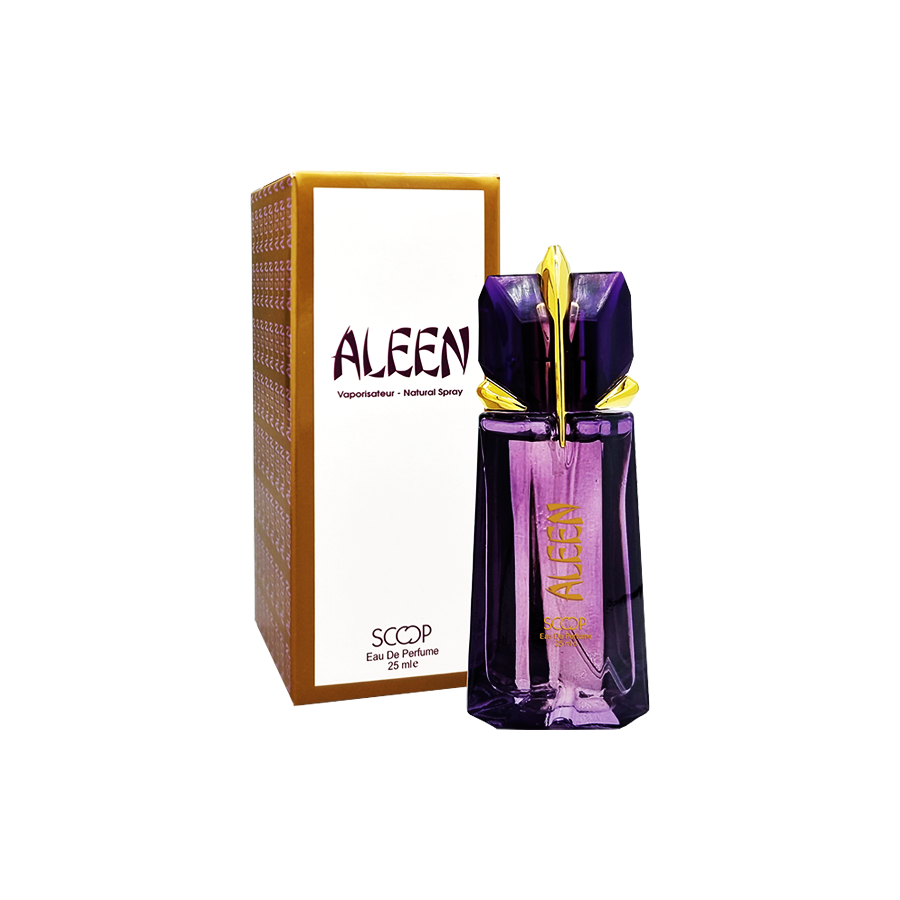 ادو پرفیوم 25میل الین از برند اسکوپ (Scoop Aleen EDP 25ml) مینی ادکلن تیری موگلر الین اسکوپ