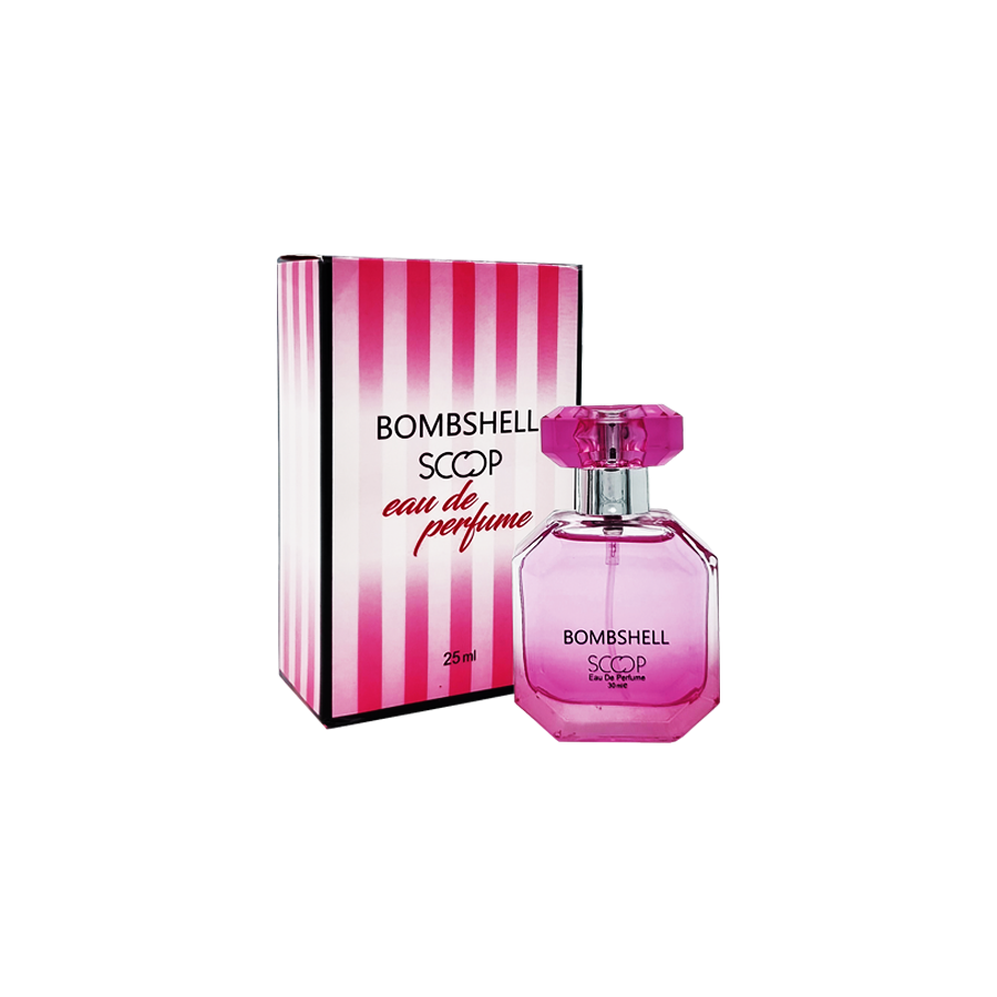 ادو پرفیوم 30میل بامبشل از برند اسکوپ (Scoop Bombshell EDP 30ml) مینی ادکلن ویکتوریا سکرت بامبشل اسکوپ
