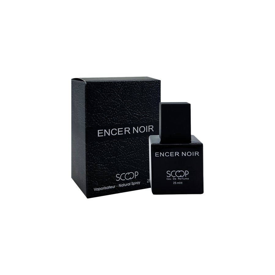 ادو پرفیوم 25میل انکر نویر از برند اسکوپ (Scoop Encer Noir EDP 25ml) مینی ادکلن لالیک انکر نویر اسکوپ - لالیک مشکی اسکوپ - لالیک بلک اسکوپ