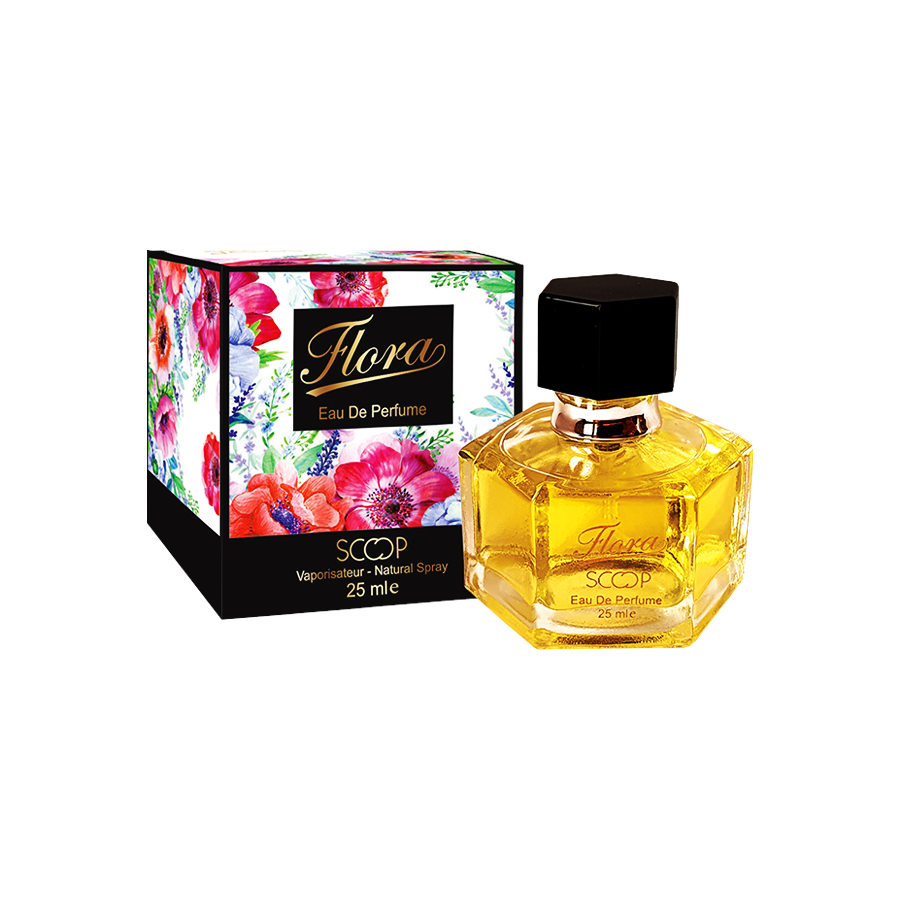 ادو پرفیوم 25میل فلورا از برند اسکوپ (Scoop Flora EDP 25ml) مینی ادکلن گوچی فلورا اسکوپ - گوچی بای فلورا اسکوپ