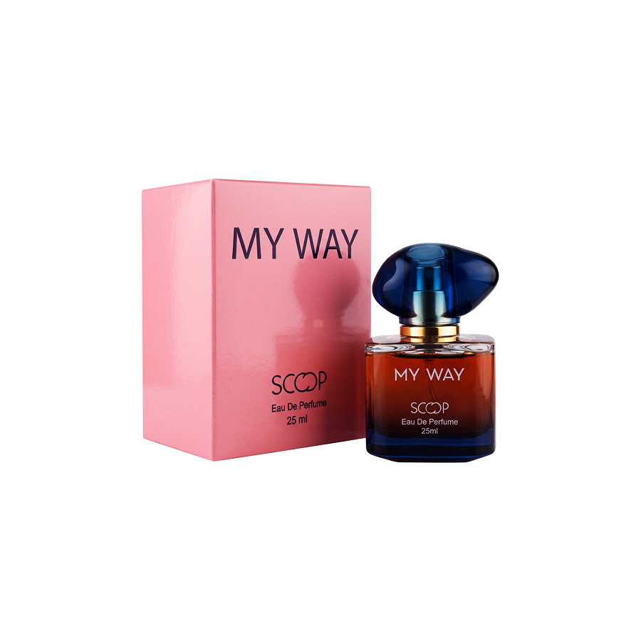ادو پرفیوم 25میل مای وی از برند اسکوپ (Scoop My Way EDP 25ml) مینی ادکلن جورجیو آرمانی مای وی پارفوم اسکوپ - مای وی اسکوپ