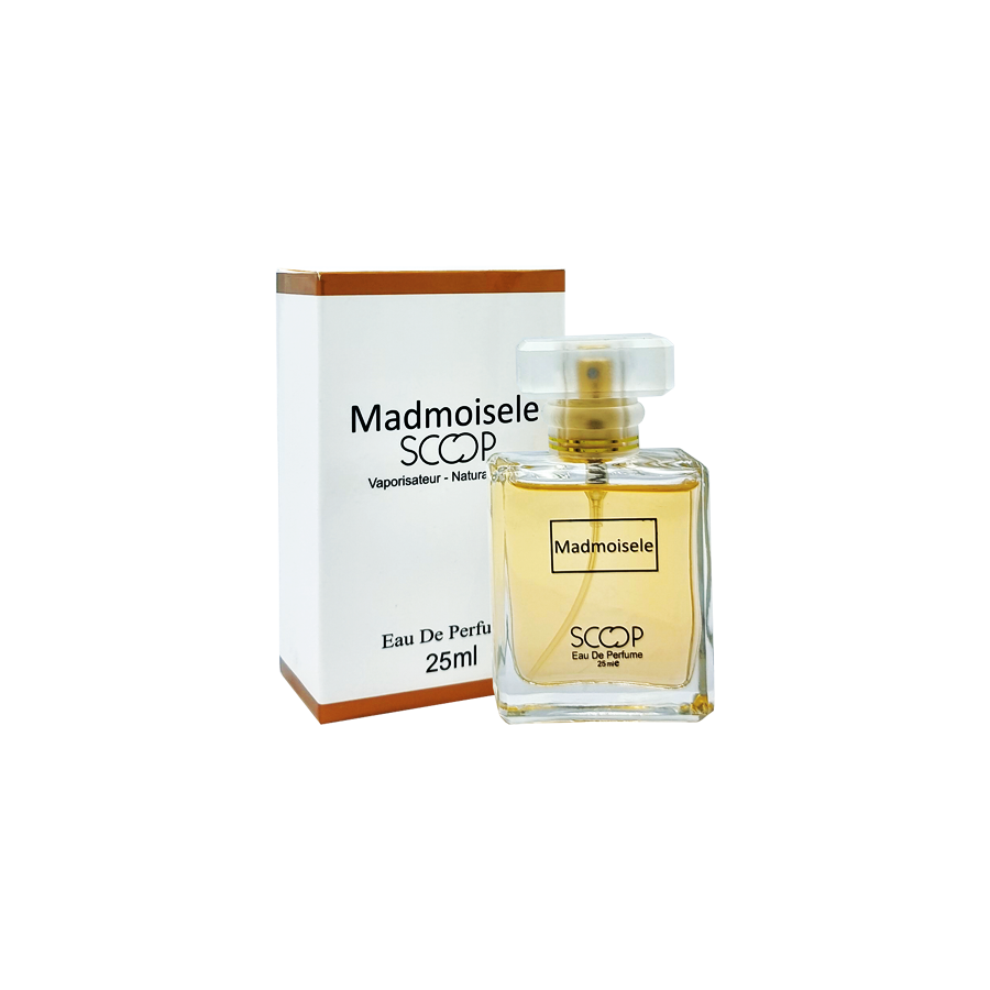 ادو پرفیوم 25میل مادمازل از برند اسکوپ (Scoop Madmoisele EDP 25ml) مینی ادکلن شنل کوکو مادمازل اسکوپ - کوکو شنل اسکوپ