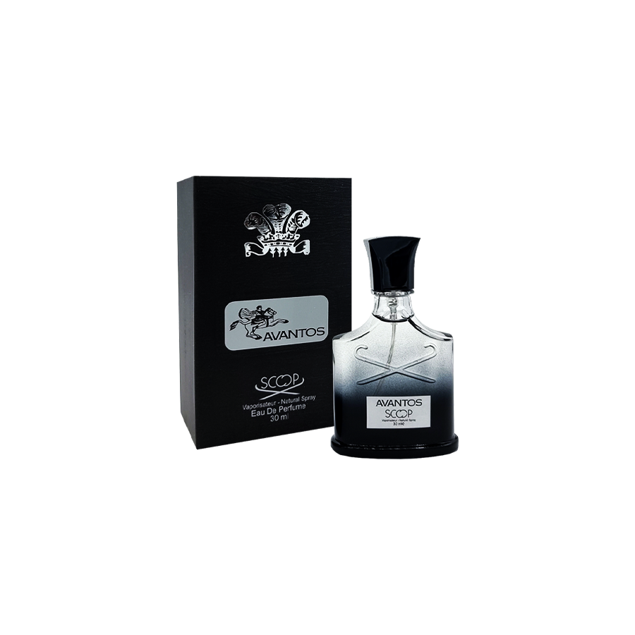 ادو پرفیوم 30میل آوانتوس از برند اسکوپ (Scoop Avantos EDP 30ml) مینی ادکلن کرید اونتوس اسکوپ