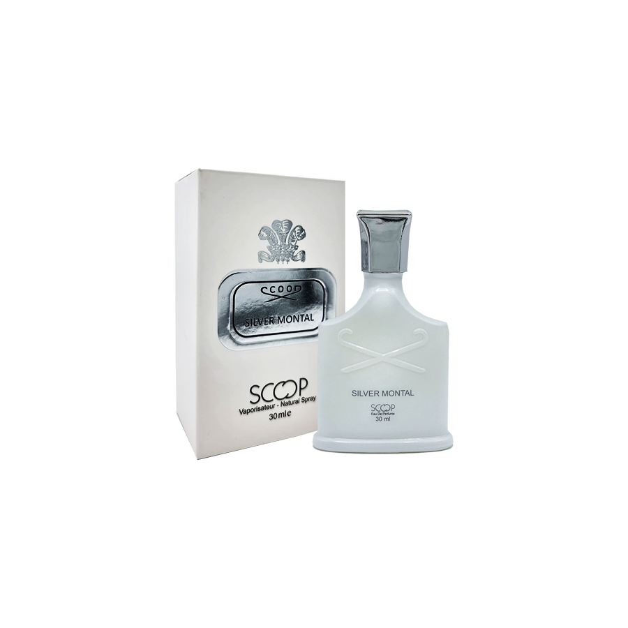 ادو پرفیوم 30میل سیلور مونتال از برند اسکوپ (Scoop Silver Montal EDP 30ml) مینی ادکلن کرید سیلور مونتین اسکوپ - سیلور مونتال اسکوپ