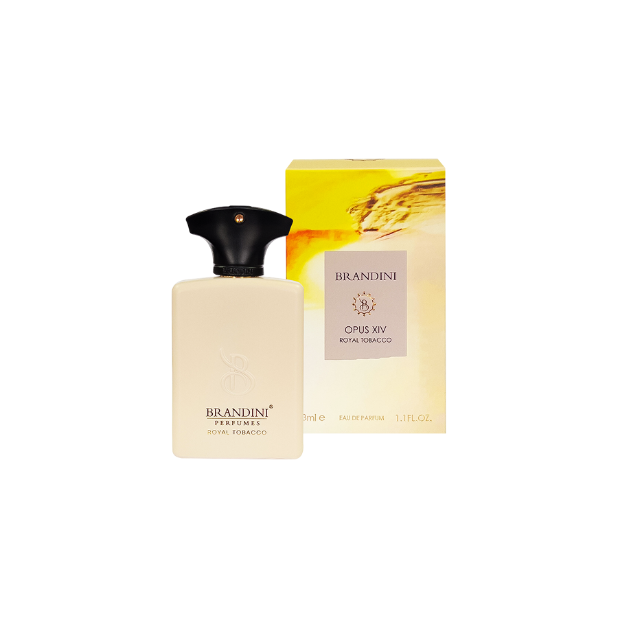 ادو پرفیوم 33میل اوپوس 14 رویال توباکو از برند برندینی (Brandini Opus XIV Royal Tobacco EDP 33ml) مینی ادکلن آمواژ اوپوس 14 رویال توباکو برندینی - آمواج اپوس 14 رویال تو باکو برندینی