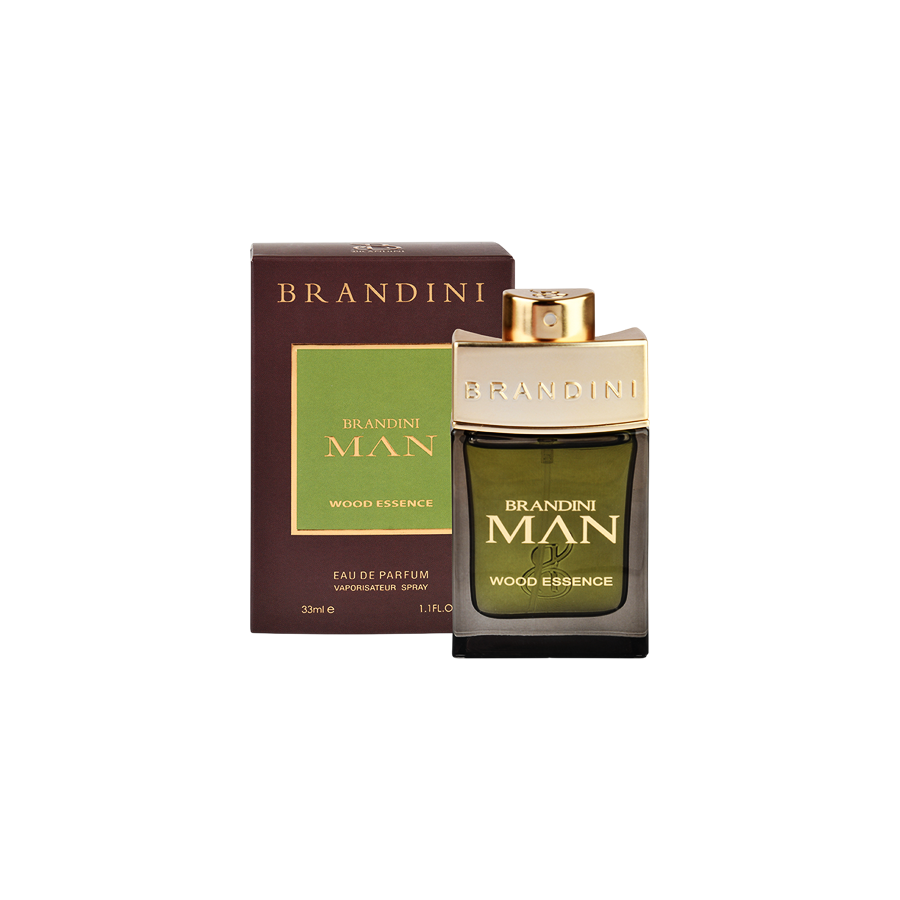 ادو پرفیوم 33میل من وود اسنس از برند برندینی (Brandini Man Wood Essence EDP 33ml) مینی ادکلن بولگاری من وود اسنس برندینی - برندینی من وود اسنس