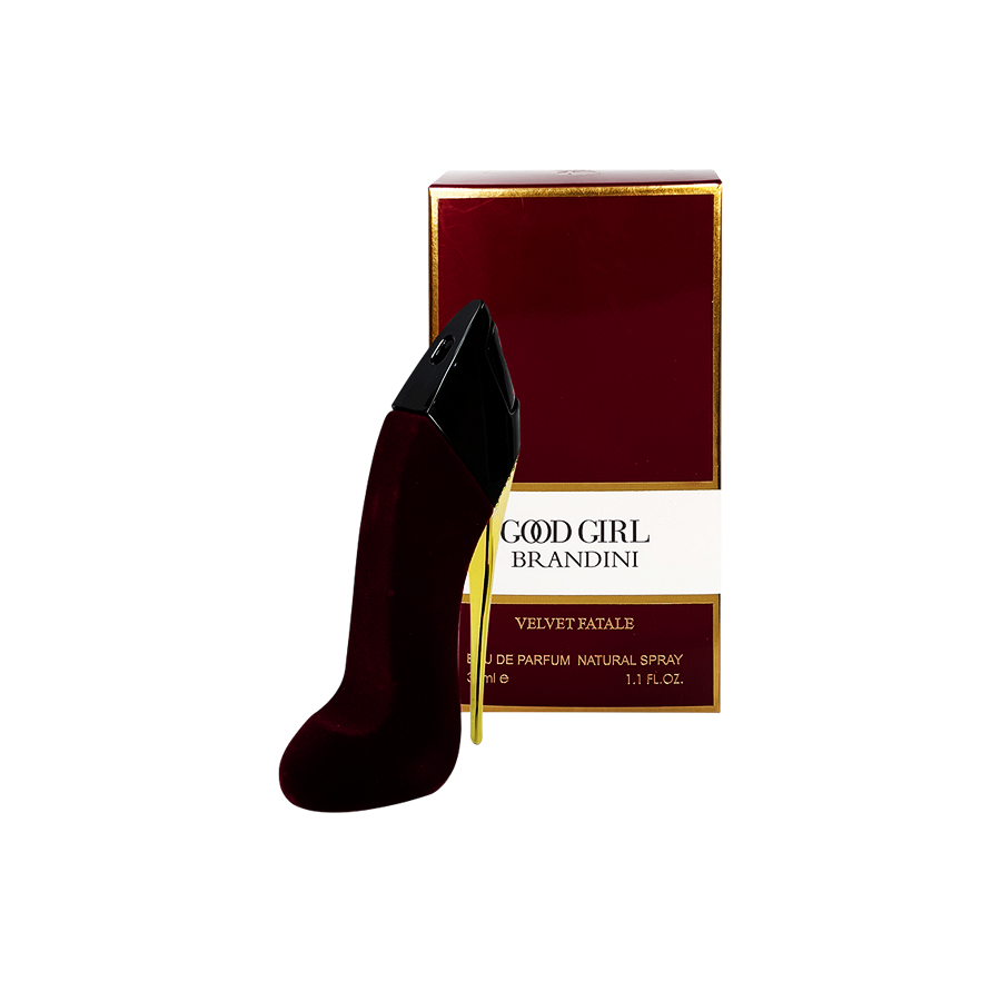 ادو پرفیوم 33میل گود گرل ولوت فتال از برند برندینی (Brandini Good Girl Velvet Fatale EDP 33ml) مینی ادکلن گود گرل ولوت فتال برندینی - گودگرل ولوت فتال برندینی