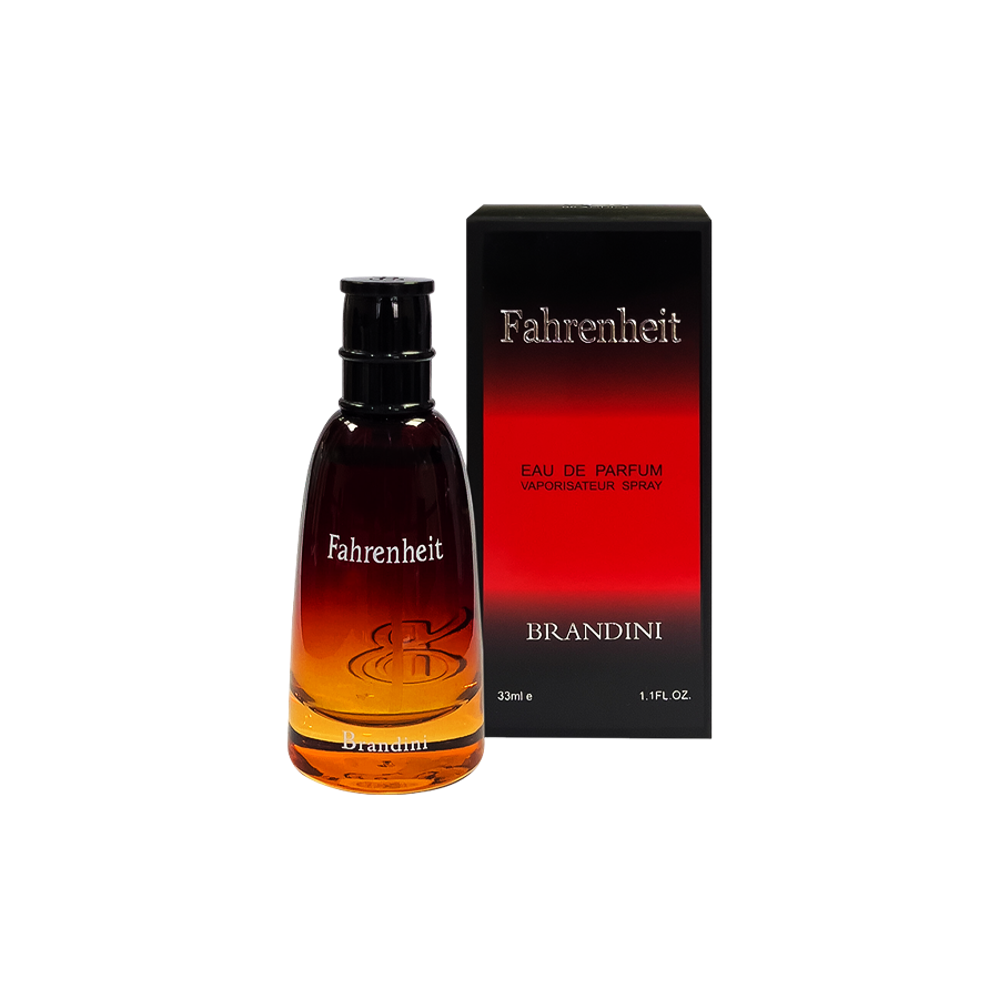 ادو پرفیوم 33میل فارنهایت از برند برندینی (Brandini Fahrenheit EDP 33ml) مینی ادکلن فارنهایت برندینی - برندینی فارنهایت