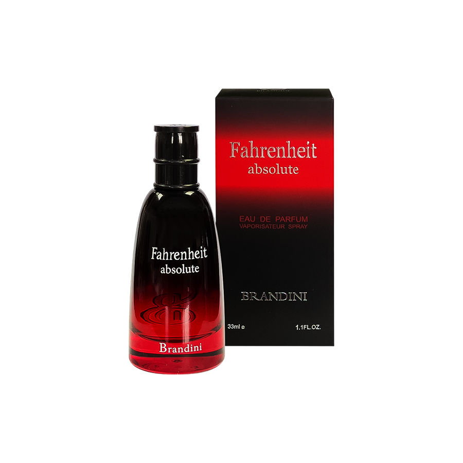 ادو پرفیوم 33میل فارنهایت ابسولو از برند برندینی (Brandini Fahrenheit Absolute EDP 33ml) مینی ادکلن فارنهایت ابسولو برندینی - برندینی فارنهایت ابسولوت