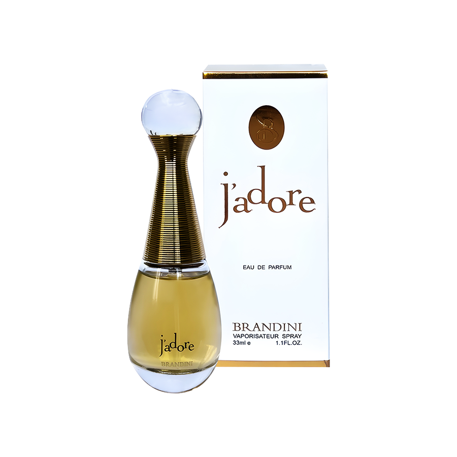ادو پرفیوم 33میل جدور از برند برندینی (Brandini Jadore EDP 33ml) مینی ادکلن جادور برندینی - برندینی ژادور - جدور برندینی