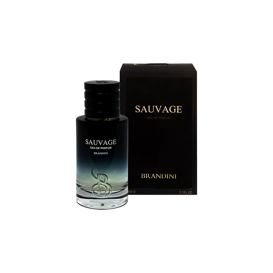 ادو پرفیوم 33میل ساواج از برند برندینی (Brandini Sauvage EDP 33ml) مینی ادکلن دیور ساواج برندینی - برندینی ساواج دیور