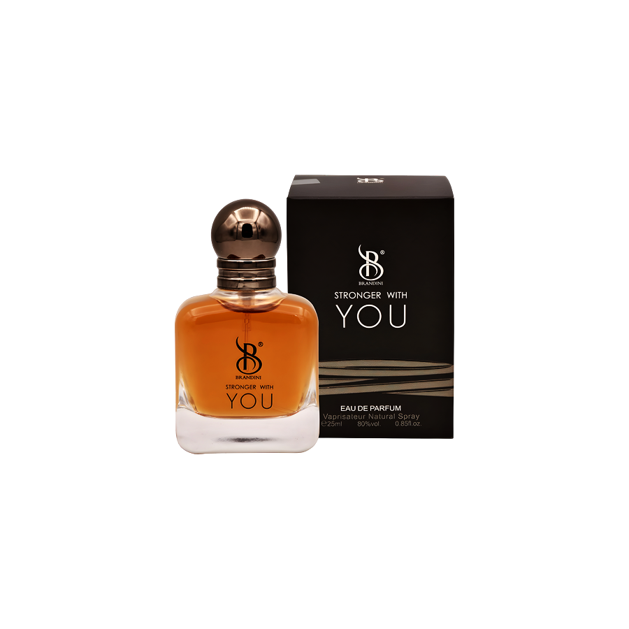 ادو پرفیوم 25میل استرانگر ویت یو از برند برندینی (Brandini Stronger With You EDP 25ml) مینی ادکلن استرانگر ویت یو برندینی - برندینی استرانگر ویت یو