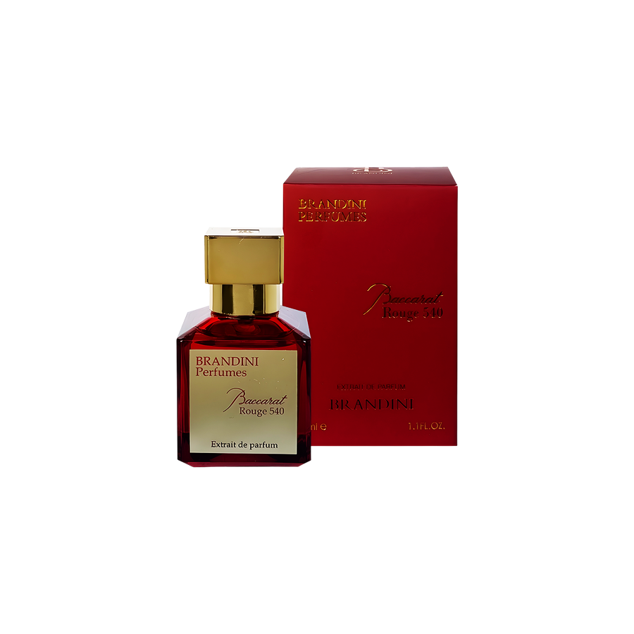 ادو پرفیوم 33میل باکارات رژ 540 اکستریت د پارفوم از برند برندینی (Brandini Baccarat Rouge 540 Extrait De Parfum 33ml) مینی ادکلن باکارات رژ 540 اکستریت برندینی - باکارات رژ قرمز برندینی