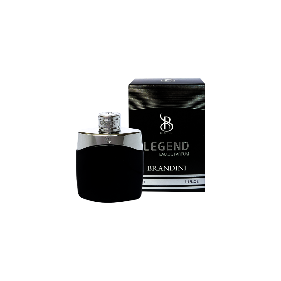 ادو پرفیوم 33میل لجند از برند برندینی (Brandini Legend EDP 33ml) مینی ادکلن مون بلان لجند برندینی - مونت بلانک لجند مشکی برندینی 