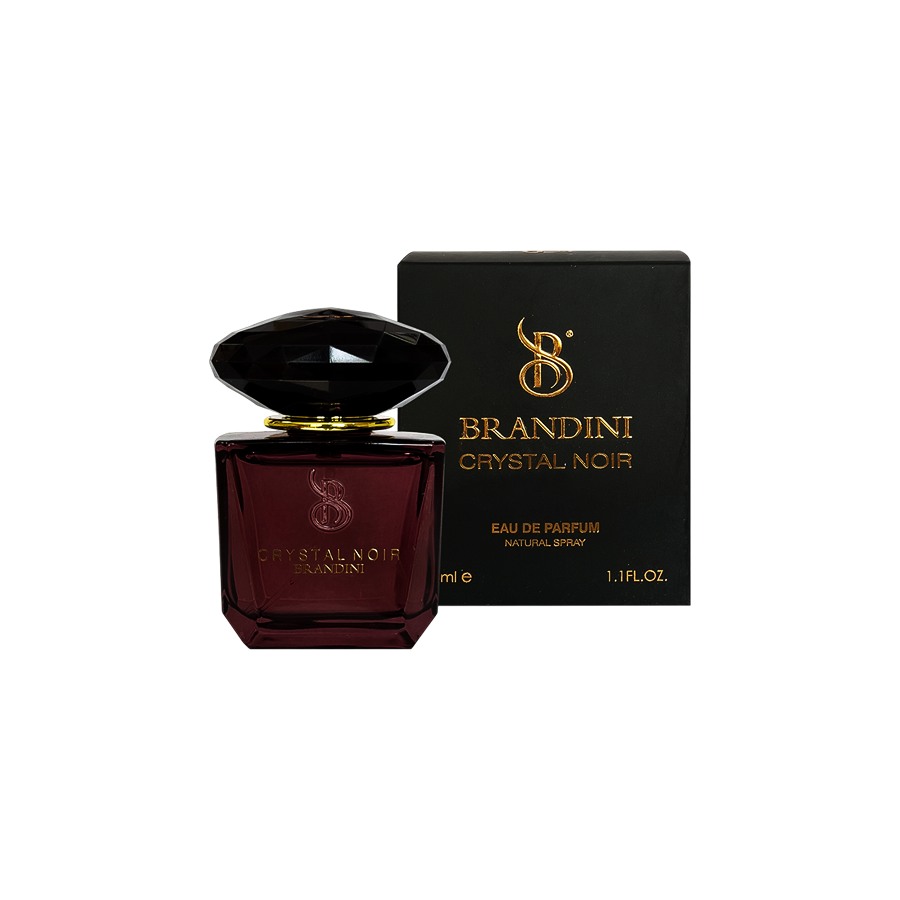 ادو پرفیوم 33میل کریستال نویر از برند برندینی (Brandini Crystal Noir EDP 33ml) مینی ادکلن ورساچه کریستال نویر برندینی - برندینی کریستال نویر - ورساچه مشکی برندینی