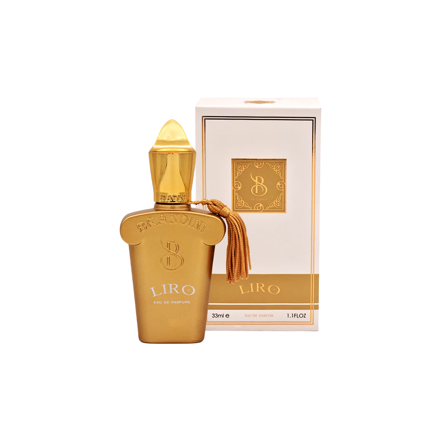 ادو پرفیوم 33میل لیرو از برند برندینی (Brandini Liro EDP 33ml) مینی ادکلن کازاموراتی لیرا برندینی - برندینی لیرا - لیرو برندینی