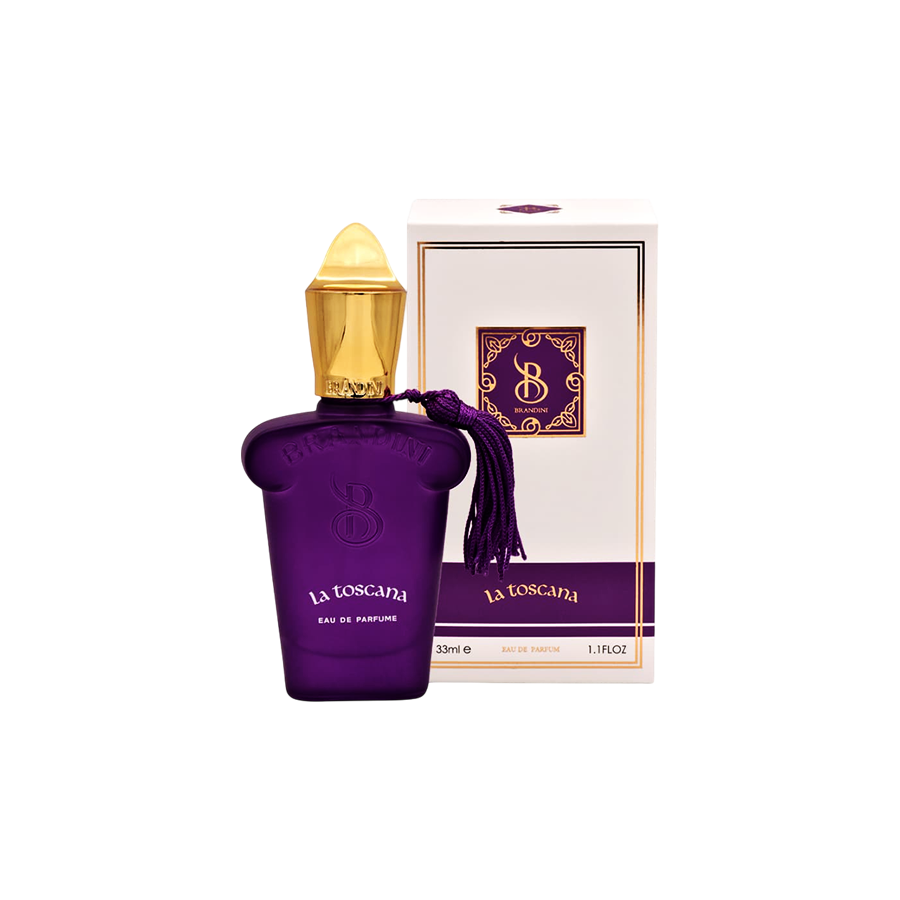 ادو پرفیوم 33میل لا توسکانا از برند برندینی (Brandini La Toscana EDP 33ml) مینی ادکلن کازاموراتی لا توسکا برندینی - برندینی لاتوسکا - کازاموراتی لاتوسکا برندینی