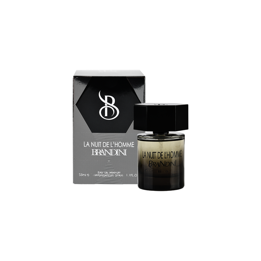 ادو پرفیوم 33میل لا نویت د ل هوم از برند برندینی (Brandini La Nuit De L'homme EDP 33ml) مینی ادکلن لا نویی د لهوم برندینی - لانویت لهوم برندینی - برندینی لا نویت مردانه ایو سن لورن