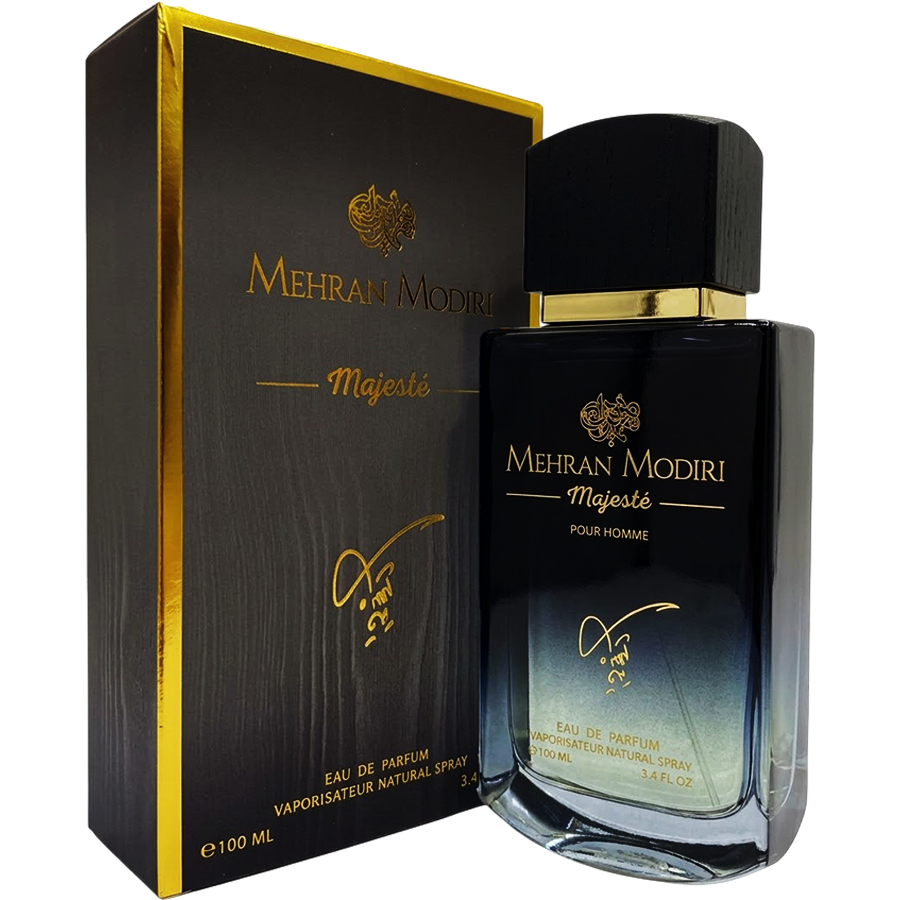 ادو پرفیوم ماژسته از برند مهران مدیری (Mehran Modiri Majesté EDP 100ml) ماژسته مهران مدیری اورجینال - مژست مهران مدیری - مجست مهران مدیری - مجستی مهران مدیری - مژستی مهران مدیری