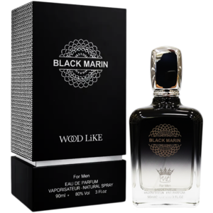 ادو پرفیوم بلک مارین از برند وودلایک (Wood Like Black Marin For Men EDP 90ml) اورجینال، بلک مارین نقره ای وودلایک