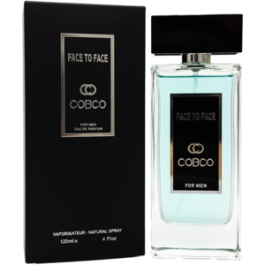 ادو پرفیوم کوبکو فیس تو فیس مردانه از برند کوبکو (Cobco Face To Face for men EDP 120ml) فیس تو فیس مردانه کوبکو اورجینال