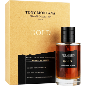 اکستریت د پرفیوم گلد از کالکشن پرایوت تونی مونتانا (Tony Montana Private Collection Gold Extrait De Parfum 100ml) گلد تونی مونتانا اورجینال