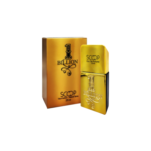 ادو پرفیوم 25میل وان بیلیون از برند اسکوپ (Scoop 1 Billion EDP 25ml) مینی ادکلن وان میلیون اسکوپ