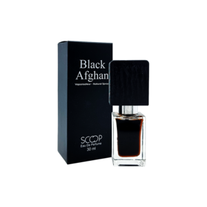 ادو پرفیوم 30میل بلک افغان از برند اسکوپ (Scoop Black Afghan EDP 30ml) مینی ادکلن ناسوماتو بلک افغانو اسکوپ - ناسوماتو بلک افغان اسکوپ