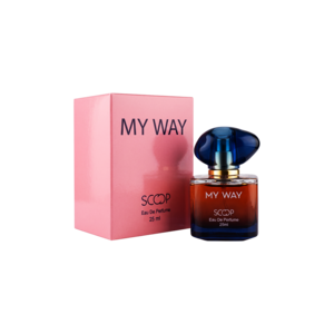 ادو پرفیوم 25میل مای وی از برند اسکوپ (Scoop My Way EDP 25ml) مینی ادکلن جورجیو آرمانی مای وی پارفوم اسکوپ - مای وی اسکوپ