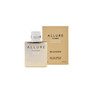 ادو پرفیوم 33میل الور هوم ادیشن بلان از برند برندینی (Brandini Allure Homme Edition Blanche EDP 33ml) مینی ادکلن الور هوم ادیشن بلان برندینی - الور هوم ادیشن بلانچ برندینی 