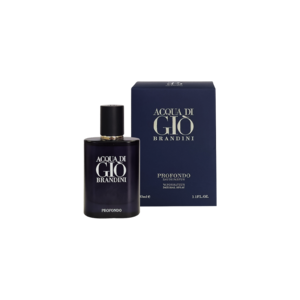 ادو پرفیوم 33میل آکوا دی جیو پروفوندو از برند برندینی (Brandini Acqua Di Gio Profondo EDP 33ml) مینی ادکلن آکوا دی جیو پروفوندو برندینی - برندینی آکوا دی جیو پروفوندو - جیو آبی برندینی